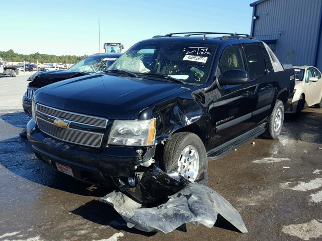 3GNFK12387G120949 - 2007 CHEVROLET AVALANCHE BLACK photo 2