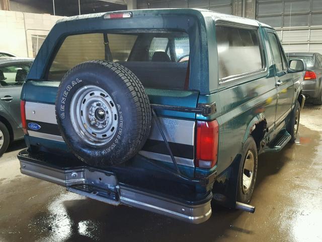 1FMEU15NXTLA52495 - 1996 FORD BRONCO U10 GREEN photo 4