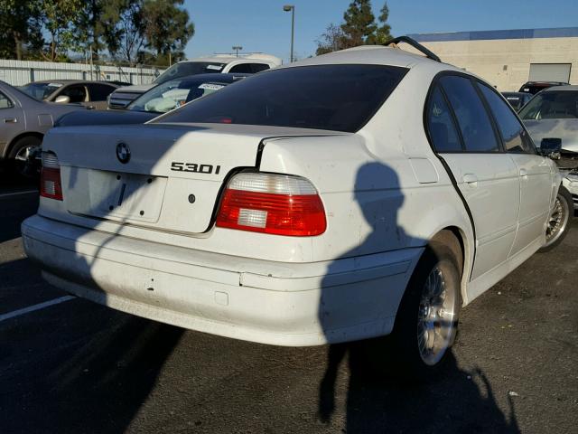 WBADT63481CF10820 - 2001 BMW 530 I AUTO WHITE photo 4