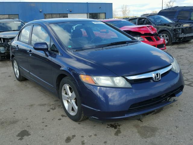 1HGFA16817L049146 - 2007 HONDA CIVIC BLUE photo 1