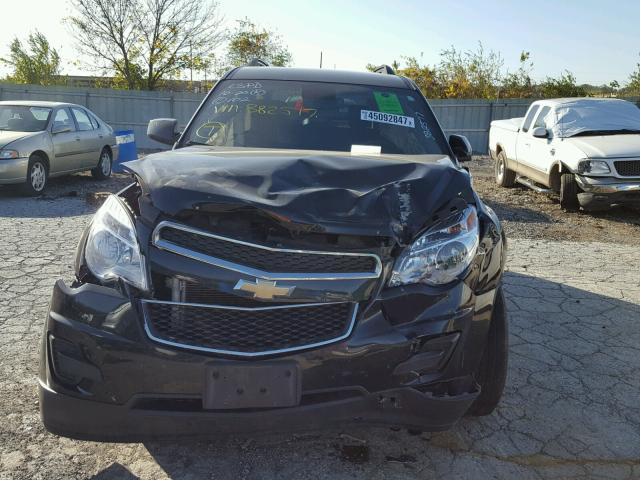 2GNALBEK5E6382517 - 2014 CHEVROLET EQUINOX LT BLACK photo 9