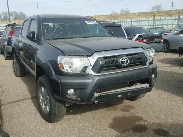 3TMLU4EN9EM151291 - 2014 TOYOTA TACOMA DOU CHARCOAL photo 1