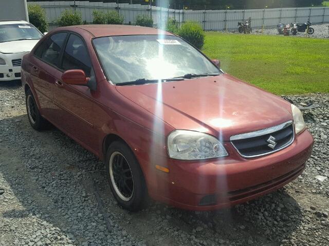 KL5JD56Z38K949074 - 2008 SUZUKI FORENZA BA BURGUNDY photo 1