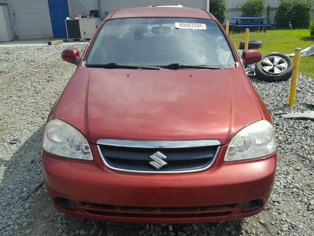 KL5JD56Z38K949074 - 2008 SUZUKI FORENZA BA BURGUNDY photo 9