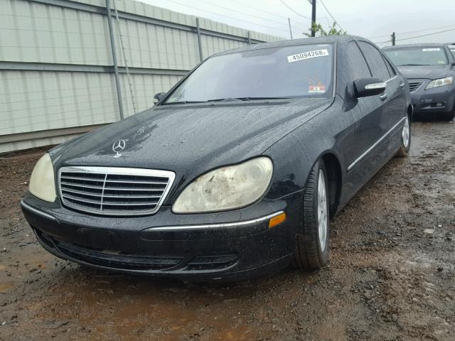 WDBNG84J34A417548 - 2004 MERCEDES-BENZ S 500 4MAT BLACK photo 2