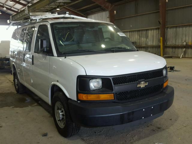 1GCWGFCA4D1903121 - 2013 CHEVROLET EXPRESS G2 WHITE photo 1