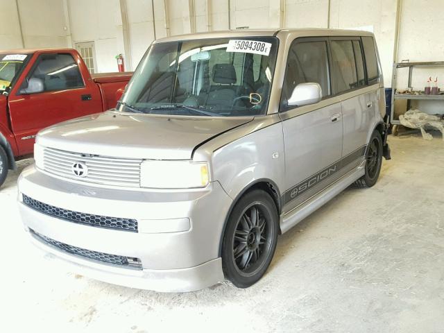 JTLKT324750210530 - 2005 TOYOTA SCION XB Marrón foto 2