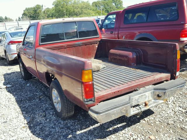 1N6SD11S1VC329196 - 1997 NISSAN TRUCK BASE RED photo 3