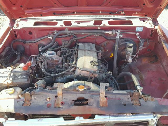 1N6SD11S1VC329196 - 1997 NISSAN TRUCK BASE RED photo 7