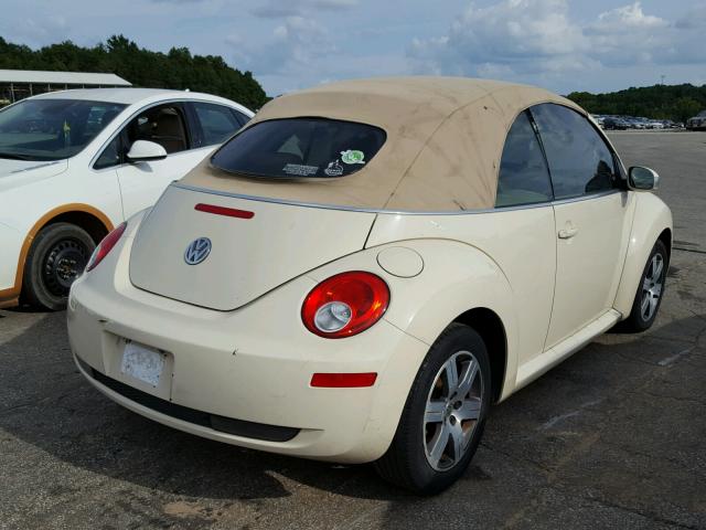 3VWRF31Y86M323226 - 2006 VOLKSWAGEN NEW BEETLE 奶油色 照片 4