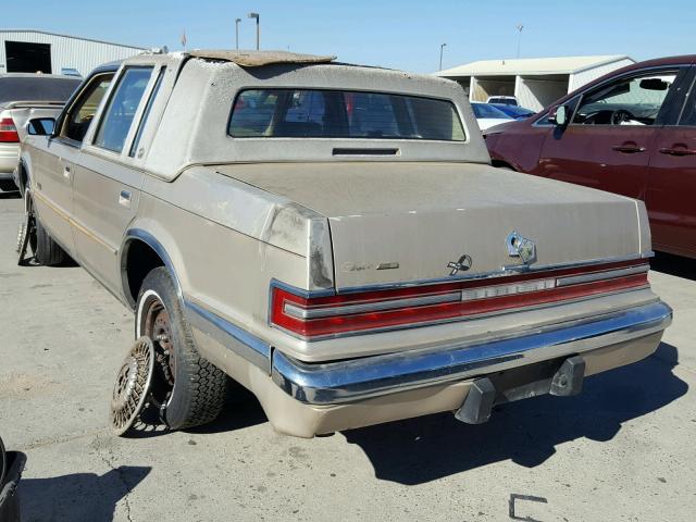 1C3XV56LXPD212524 - 1993 CHRYSLER IMPERIAL TAN photo 3