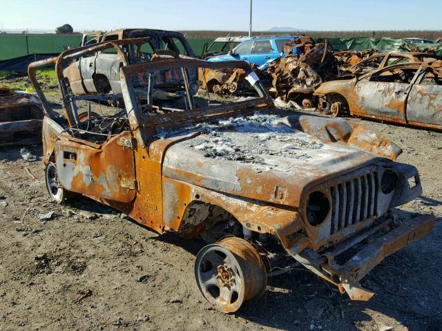 1J4FA29114P738895 - 2004 JEEP WRANGLER / BURN photo 1