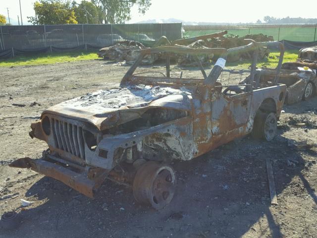 1J4FA29114P738895 - 2004 JEEP WRANGLER / BURN photo 2