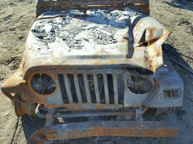 1J4FA29114P738895 - 2004 JEEP WRANGLER / BURN photo 7