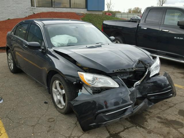 1C3CCBBB4CN163924 - 2012 CHRYSLER 200 BLACK photo 1