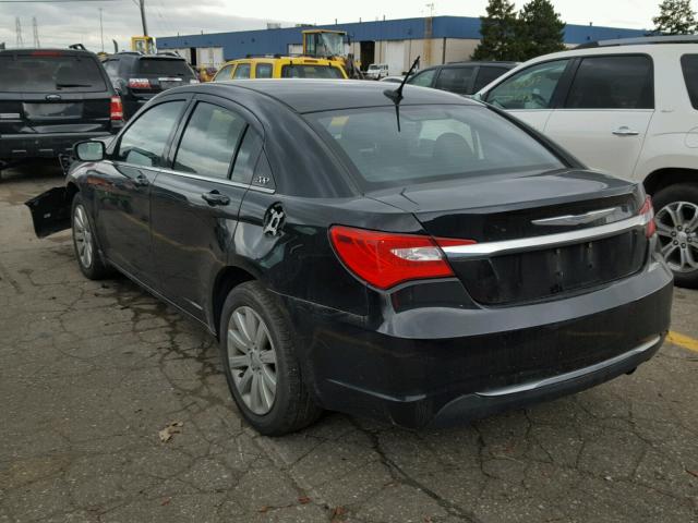 1C3CCBBB4CN163924 - 2012 CHRYSLER 200 BLACK photo 3