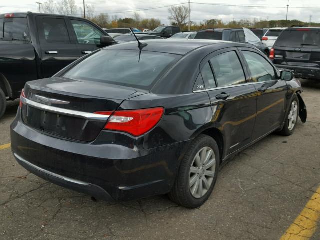 1C3CCBBB4CN163924 - 2012 CHRYSLER 200 BLACK photo 4