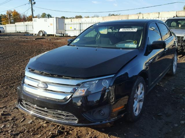 3FAHP0HA8CR190751 - 2012 FORD FUSION SE BLACK photo 2