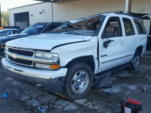 1GNEC13Z33J321324 - 2003 CHEVROLET TAHOE WHITE photo 2