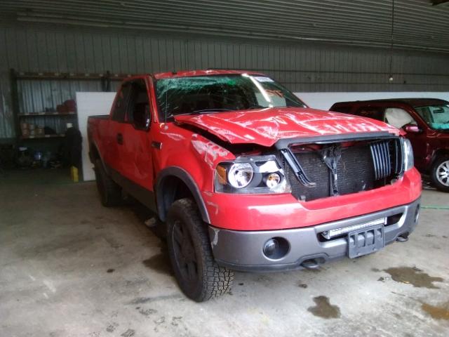 1FTPX14567NA69603 - 2007 FORD F150 RED photo 1