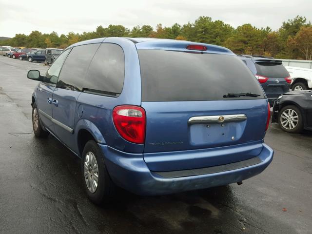 1A4GJ45R47B122993 - 2007 CHRYSLER TOWN & COU BLUE photo 3