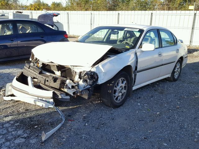 2G1WH52K439232117 - 2003 CHEVROLET IMPALA LS WHITE photo 2