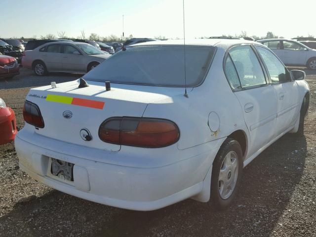 1G1NE52J61M667779 - 2001 CHEVROLET MALIBU LS WHITE photo 4