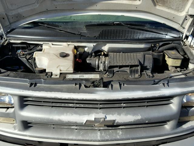 1GCFG25W311167754 - 2001 CHEVROLET EXPRESS G2 WHITE photo 7