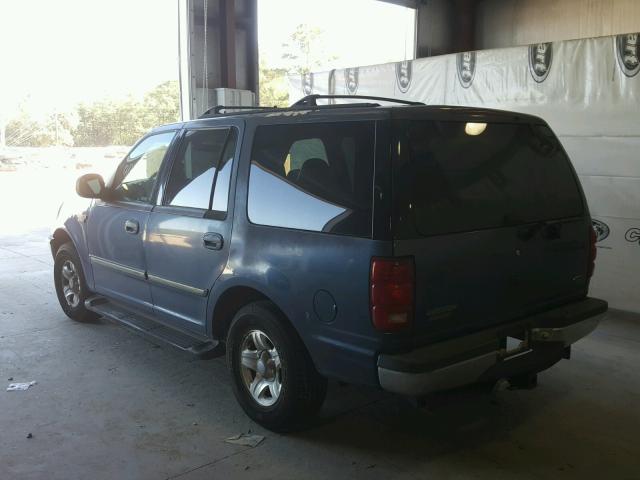 1FMRU1763WLB17747 - 1998 FORD EXPEDITION BLUE photo 3