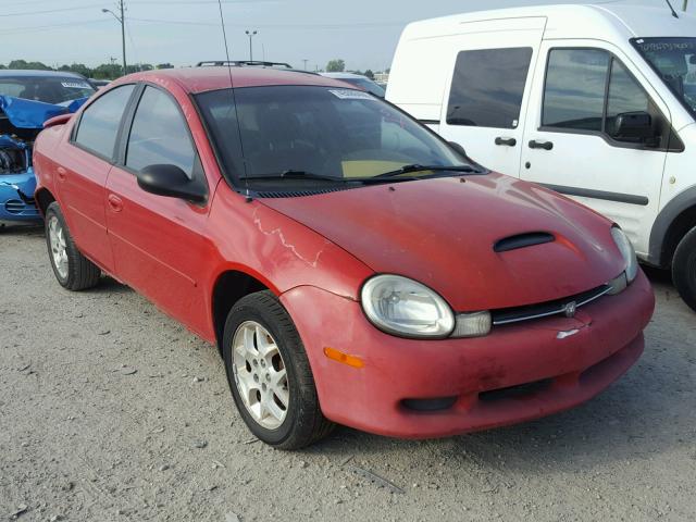 1P3ES46C7YD855937 - 2000 PLYMOUTH NEON BASE 红色 照片 1