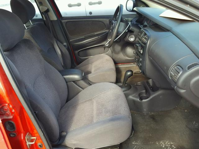 1P3ES46C7YD855937 - 2000 PLYMOUTH NEON BASE 红色 照片 5