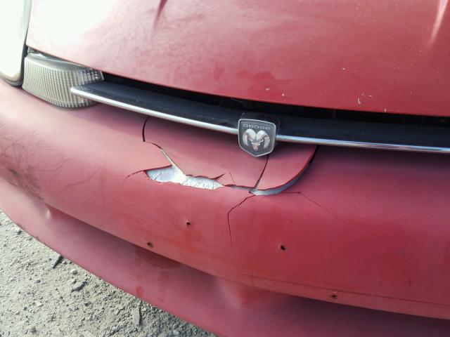 1P3ES46C7YD855937 - 2000 PLYMOUTH NEON BASE 红色 照片 9