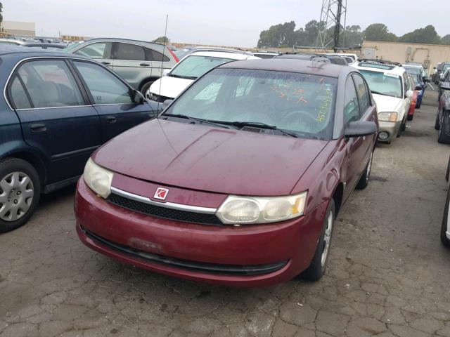 1G8AF52F03Z112213 - 2003 SATURN ION LEVEL RED photo 2