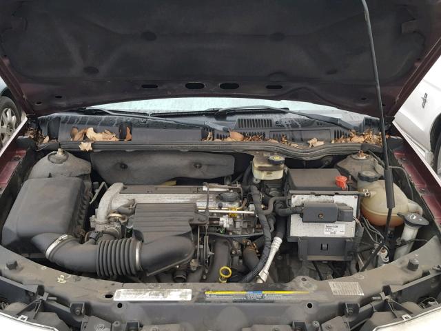 1G8AF52F03Z112213 - 2003 SATURN ION LEVEL RED photo 7