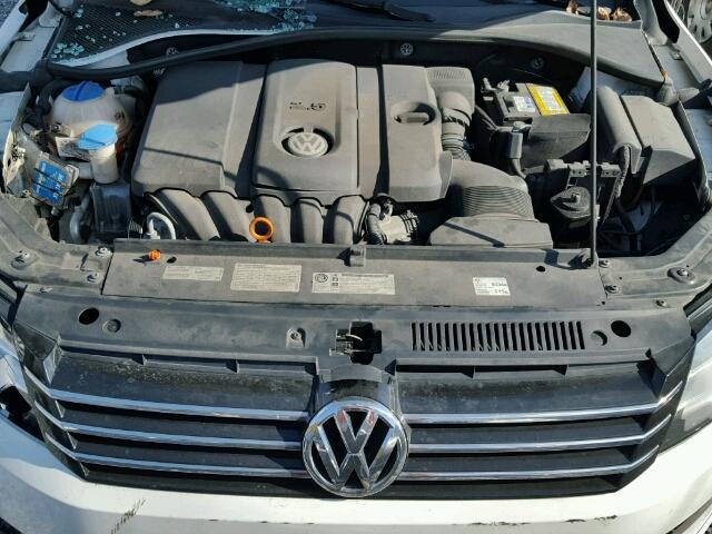 1VWAP7A33CC093663 - 2012 VOLKSWAGEN PASSAT S أبيض صورة 7
