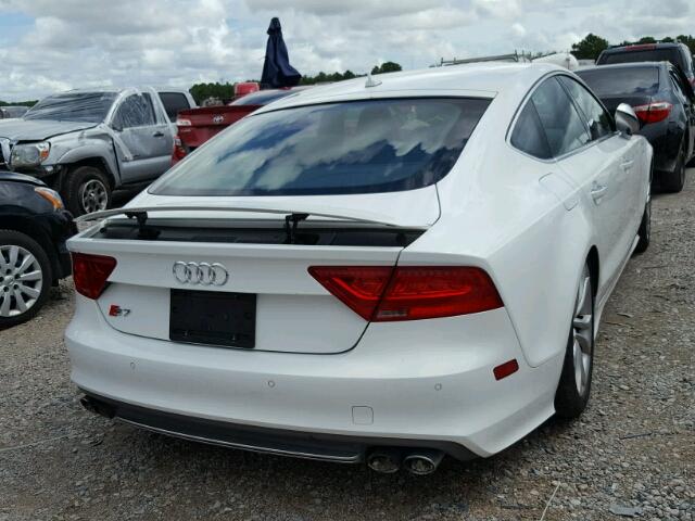 WAU32AFC2DN074167 - 2013 AUDI S7 PRESTIG WHITE photo 4