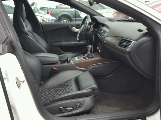 WAU32AFC2DN074167 - 2013 AUDI S7 PRESTIG WHITE photo 5