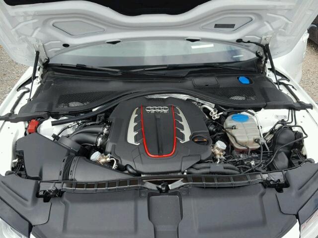 WAU32AFC2DN074167 - 2013 AUDI S7 PRESTIG WHITE photo 7
