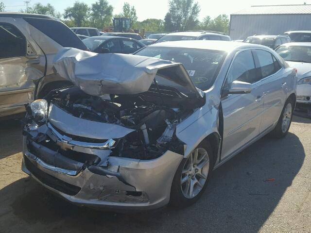 1G11C5SLXEF284184 - 2014 CHEVROLET MALIBU 1LT SILVER photo 2