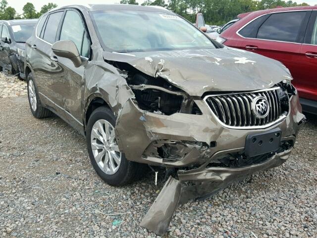 LRBFXBSA4HD129675 - 2017 BUICK ENVISION E BROWN photo 1