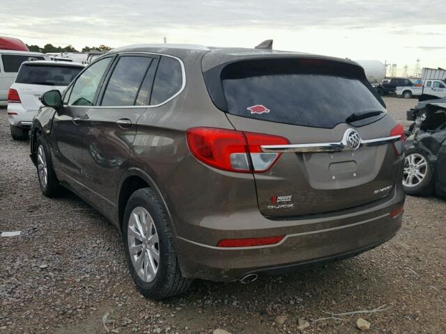 LRBFXBSA4HD129675 - 2017 BUICK ENVISION E BROWN photo 3