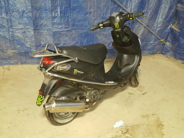 RFVPAC902D1001530 - 2013 GENUINE SCOOTER CO. BUDDY 170I BLACK photo 4