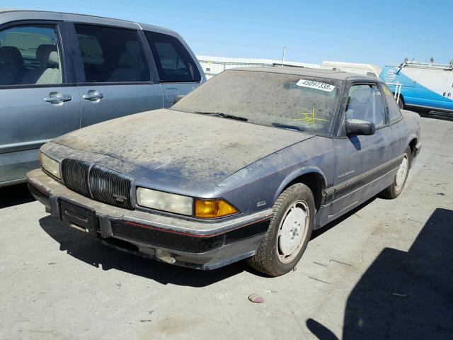 2G4WB14L4L1458059 - 1990 BUICK REGAL CUST SILVER photo 2