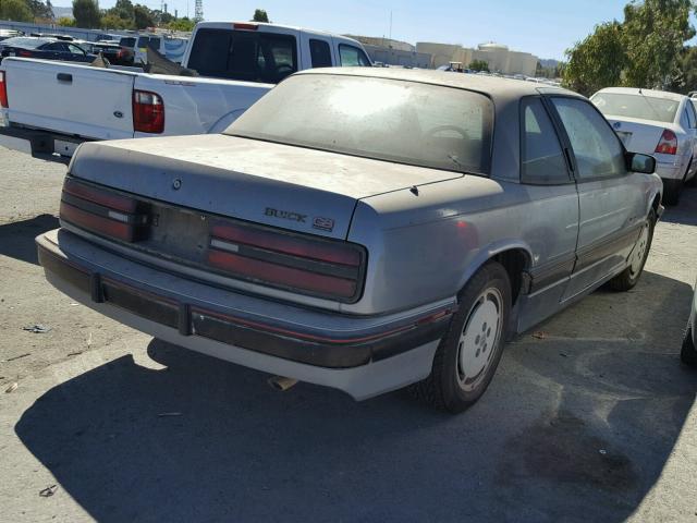 2G4WB14L4L1458059 - 1990 BUICK REGAL CUST SILVER photo 4