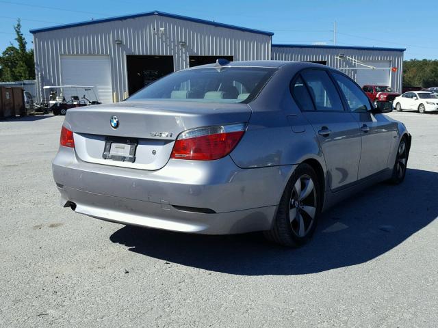 WBANB33505B115019 - 2005 BMW 545 SILVER photo 4