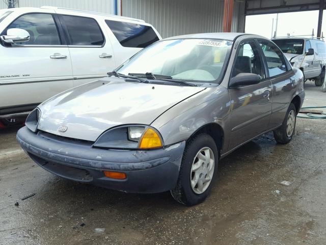 2C1MR5292T6713846 - 1996 GEO METRO BASE GRAY photo 2