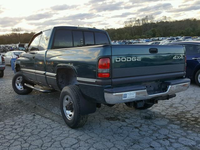 3B7KF23Z3VM570317 - 1997 DODGE RAM 2500 GREEN photo 3