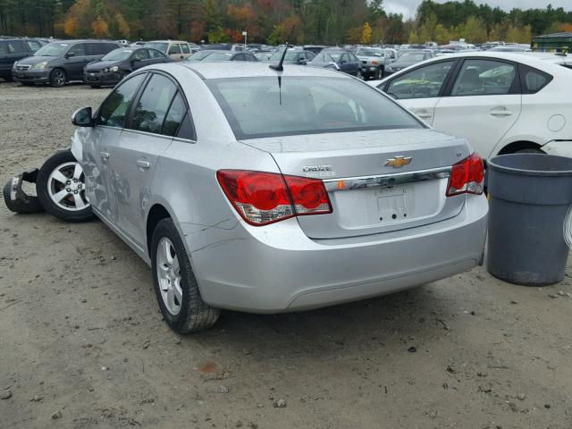 1G1PC5SB9E7470987 - 2014 CHEVROLET CRUZE LT SILVER photo 3