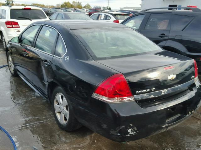 2G1WT57K691116738 - 2009 CHEVROLET IMPALA 1LT BLACK photo 3