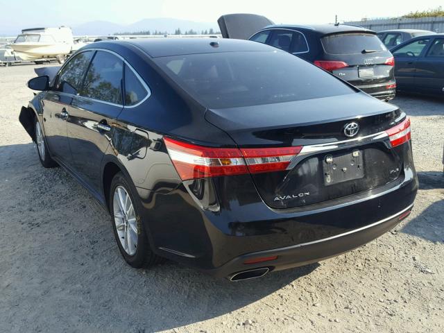 4T1BK1EB5FU178373 - 2015 TOYOTA AVALON XLE 黑色 照片 3